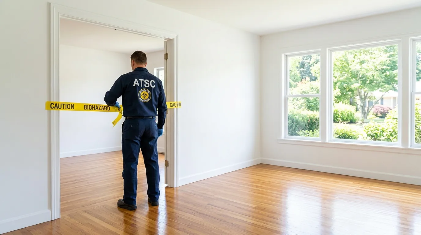 Certified biohazard cleanup crew performing Decomposition Cleanup in Tribeca